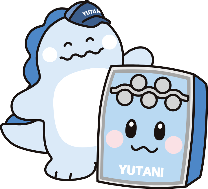 Yutani's mascot character "Yutadon"